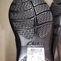 Удобни мъжки обувки от естествена кожа CLARKS №41 1/2, снимка 10 - Ежедневни обувки - 35186336