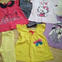 Летни дрехи за момичета, снимка 1 - Детски Блузи и туники - 32699179