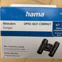 Бинокъл Нama 8x21 compact - немски, снимка 7 - Екипировка - 39468652