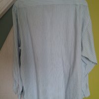 Мъжка риза дълъг ръкав голям размер BerKertex-44 см вратна, снимка 3 - Ризи - 33019190