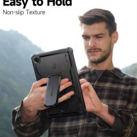 Калъф Dexnor за Samsung Galaxy Tab A8, протектор и стойка, черен, снимка 4 - Таблети - 43956543