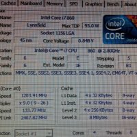 Процесор Intel Core i7 860 3.44 GHZ L3 8MB CPU Сокет1156, снимка 2 - Процесори - 34608094