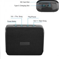 Нов Bluetooth високоговорител Водоустойчив Колонка 10W стерео звук, снимка 2 - Bluetooth тонколони - 34849607