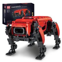 Електрическо куче робот за сглобяване - 936 части с дистаниционно управление, снимка 1 - Конструктори - 43424132