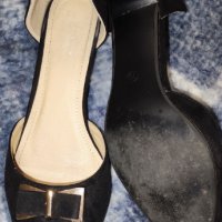Официални обувки в черно , снимка 1 - Дамски обувки на ток - 43554461
