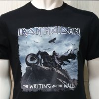 Нова мъжка тениска на музикалната група Iron Maiden – The Writing On The Wall , снимка 3 - Тениски - 35623284