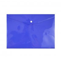 2287 Едноцветна папка с копче А4, PVC, снимка 4 - Ученически пособия, канцеларски материали - 33657239