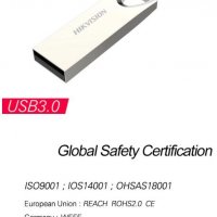 Метална Водоустойчива Флашка HIKVISION HS-USB-M200(STD)/128G/U3/OD/T USB3.0 Памет Flash Drive Memory, снимка 2 - Други - 32945402