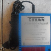 Немско Зарядно Старо Качество-За Батерии 0-12V/900mA-TITAN Lagerat222-Отлично-5 св.индикации-Регулац, снимка 2 - Други инструменти - 42932657