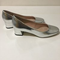 Нови кожени сребристи обувки Topshop номер 37, снимка 7 - Дамски ежедневни обувки - 27070536
