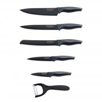 Промо! Комплект ножове 5бр с керамична белачка Royalty Line, снимка 2 - Прибори за хранене, готвене и сервиране - 28398691