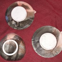 Керамичен комплект: кана, чинийка и два пепелника, снимка 8 - Декорация за дома - 38914421