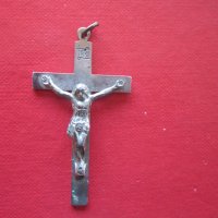 Старинен бронзов кръст , снимка 6 - Колекции - 32800779