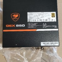 Нов Cougar GEX 850W 80 Plus Gold, снимка 1 - Захранвания и кутии - 44139016