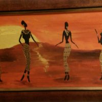 Африкански картини, снимка 5 - Картини - 27888562