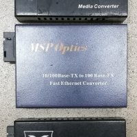 Оптичен медия конвертор Ethernet Converter, снимка 9 - Рутери - 23651932