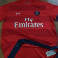 Nike Paris Saint Germain Fly Emirates - страхотна футболна тениска, снимка 5 - Тениски - 33641061