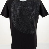 Черна мъжка памучна тениска марка Avenue George V Paris, снимка 1 - Тениски - 33597486