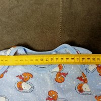 Бебешко памучно боди с дълъг ръкав марка LUPILU за деца 0-3 месеца, снимка 7 - Бодита за бебе - 43244219