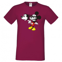 Мъжка тениска Mickey Mask Подарък,Изненада,Рожден ден, снимка 3 - Тениски - 36576181