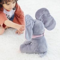 Плюшено слонче/слонче/Слонче с уши/Музикално слонче/Baby Elephant, снимка 2 - Плюшени играчки - 36754910