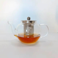 Прозрачен стъклен чайник с инфузер за кафе и чай, снимка 5 - Аксесоари за кухня - 44898819