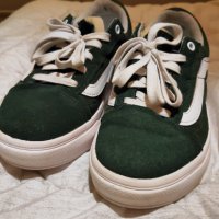 Тъмно зелени кецове VANS Old Skool, номер 36.5, снимка 4 - Кецове - 44087542