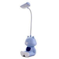 3334 Безжична детска нощна лампа Котенце, USB зареждане, снимка 4 - Настолни лампи - 38840655