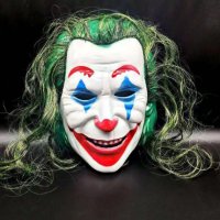 Маска на клоун, жокера, карнавални маски / The Joker 2019, маска Хелоуин, снимка 1 - Други - 43788123