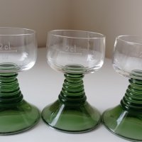 Ретро кристални чаши за вино, снимка 10 - Други ценни предмети - 35532610