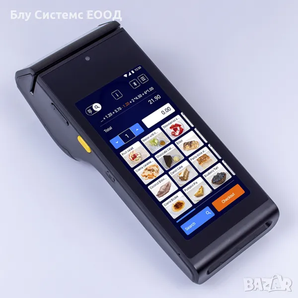 Касов апарат и POS терминал BlueCash 50 с Android OS, снимка 1
