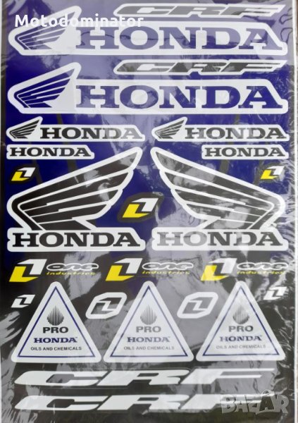 Лепенки - стикери Honda CRF Blue , снимка 1