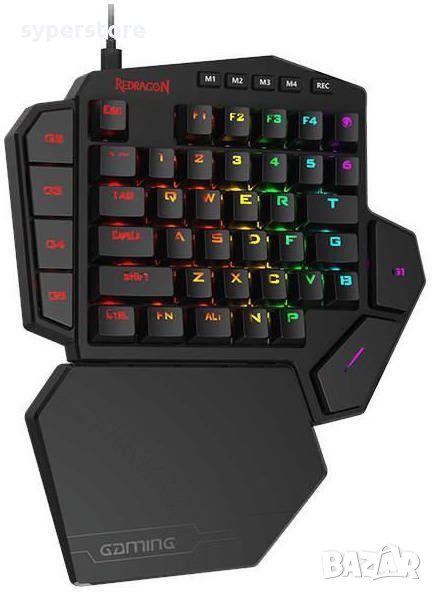 Клавиатура Геймърска USB Redragon Diti K585RGB RGB Механична Гемърска Мини клавиатура за бързи клави, снимка 1