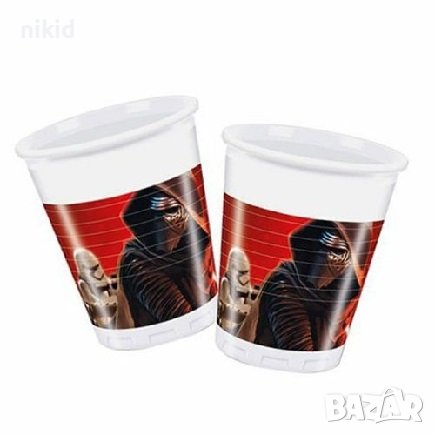  Star Wars Междузвездни войни 8 бр пластмасови чаши чашки парти рожден ден, снимка 1