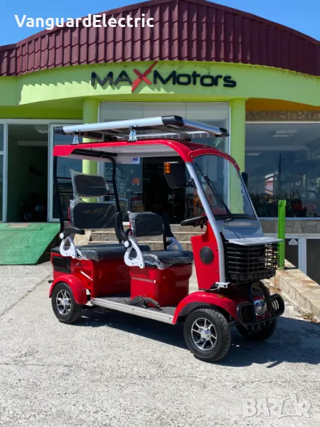 Четириколка с соларен панел CARGO LUX SOLAR PLUS 2000W/60V - RED, снимка 1