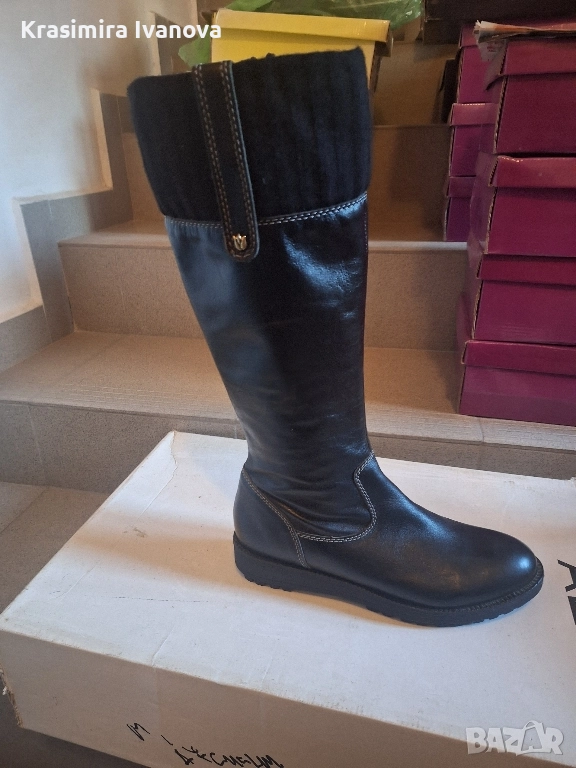 нови ботуши естествена кожа , снимка 1