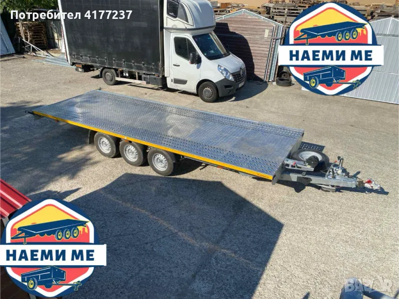 Платформа Под Наем - 6.00м. х 2.20м. - Топ Цени + Транспорт, снимка 1