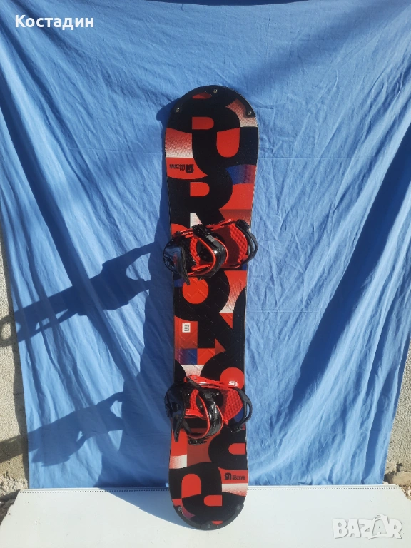 Сноуборд   156Wсм.BURTON PROGRESSION, WIDE с автомати. , снимка 1