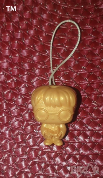 "Златна" фигурка Хари Потър + подарък, снимка 1