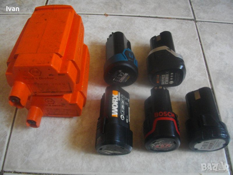 10,8V-12V-Li-ion-Батерия-WORKZONE-BOSCH-CMI-WORX-Black Decker-Meister, снимка 1