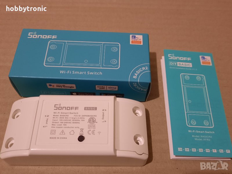 SonOff Basic R2 WiFi smart switch , снимка 1