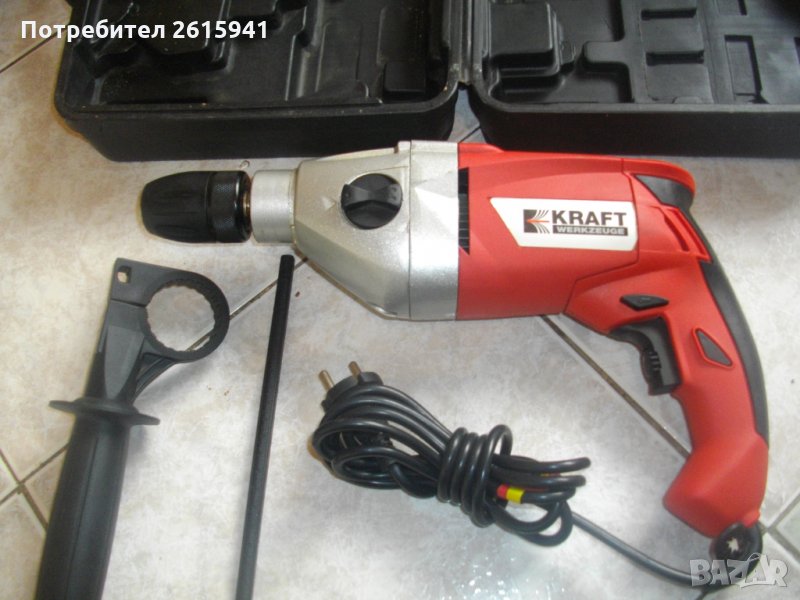 За Ремонт-За Части-1050 Вата-Немска-Kraft 1336 B1-Двупозиционна-Бормашина-Дрелка-Ударна, снимка 1