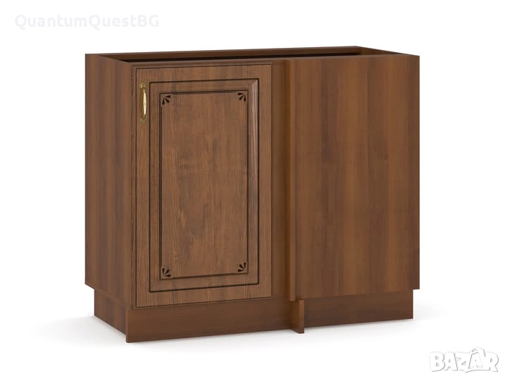 Кухненски шкаф GRAND NEW 105 КУТ НИЗ 1Д орех/златен дъб, снимка 1