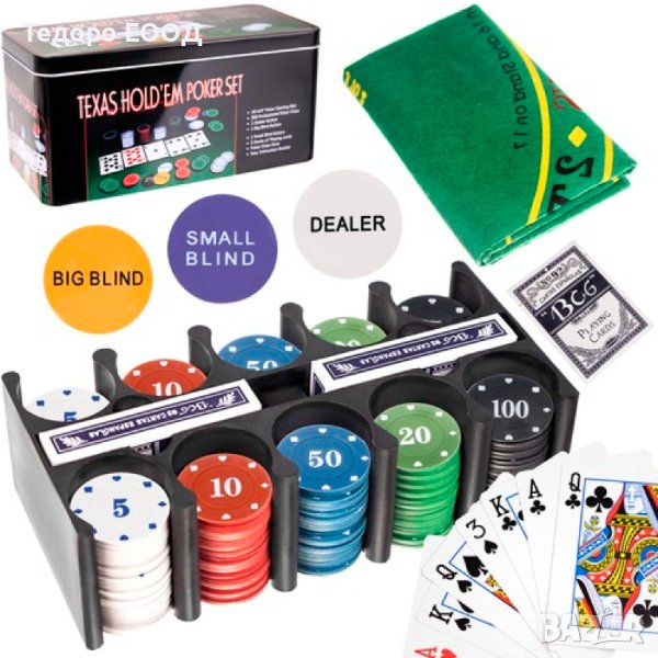 Комплект за игра на Покер TEXAS, снимка 1