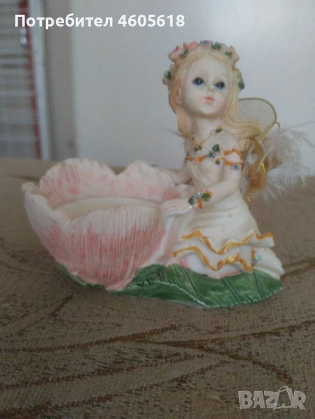 Ръчно рисувана фигурка горска фея, снимка 1