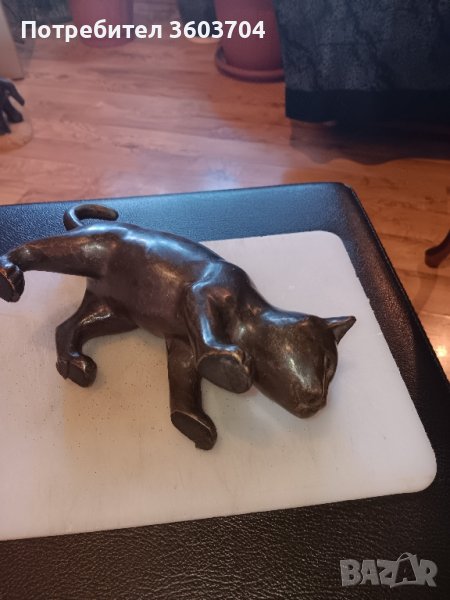 котка статуетка, снимка 1