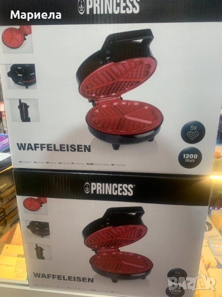 Гофретник за 5 тънки гофрети / Гофретник детелина 1200W, снимка 1