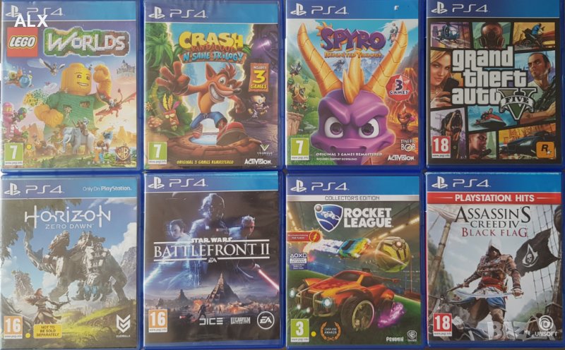 Lego Crash Spyro Gta5 Minecraft игри за Плейстейшън4 пс4 ps4 playstation4 , снимка 1