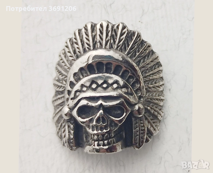 Индианец череп болт за седалка на Indian Motorcycles индиан М8, снимка 1