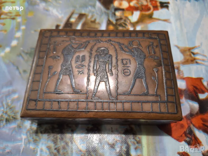 Стара египетска кутия, снимка 1